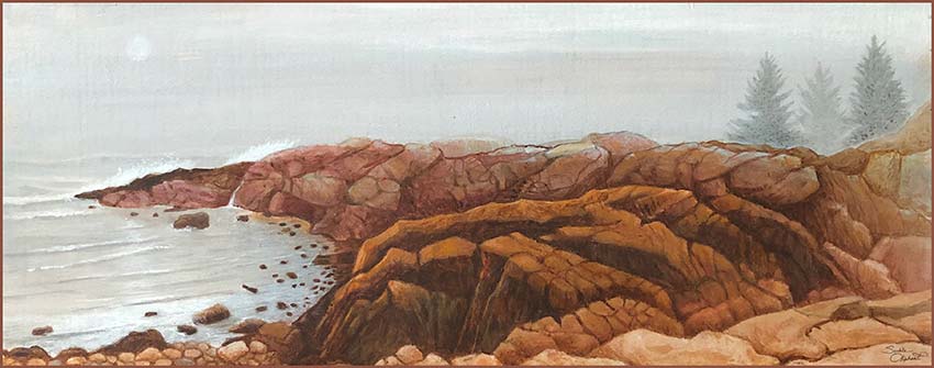 rocky shore landscape by sushila oliphant